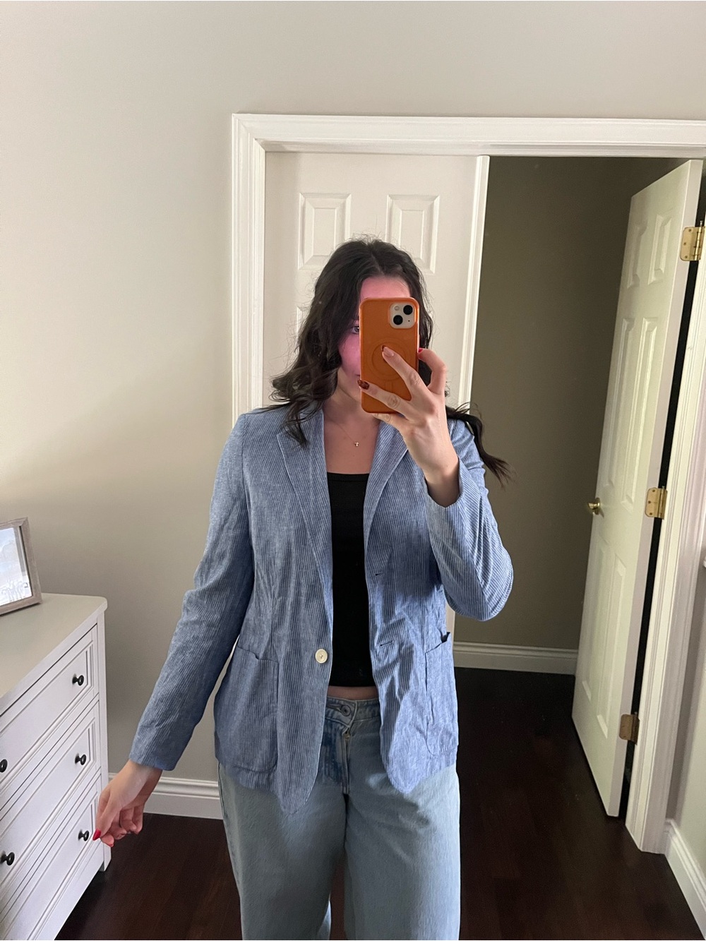 Champs Light Blue Women's Blazer Jacket